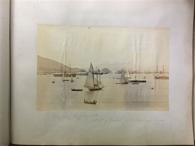 Lot 40 - Floyd (William Pryor). An album of photographs of Hong Kong and Canton, c. 1868-1870s