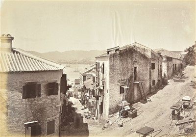 Lot 40 - Floyd (William Pryor). An album of photographs of Hong Kong and Canton, c. 1868-1870s