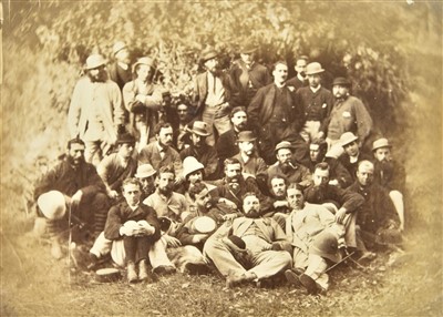 Lot 43 - China & India. A photographic scrap album relating to the Dods family in the Far East, c. 1860-1880s