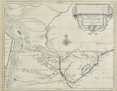 Lot 132 - Paraguay. De Laet (Joannes), Paraguay..., 1633