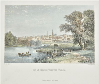 Lot 204 - Australia and New Zealand. A collection of approximately 140 prints. mostly 19th century
