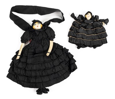 Lot 163 - Handbags. A bag in the form of a doll, 1920s