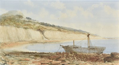 Lot 289 - Bennett (William, 1811-1871). Lyme Bay, 1869