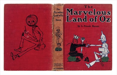 Lot 597 - Baum (L. Frank). The Marvelous Land of Oz, 1st edition, 1st state, Chicago., 1904
