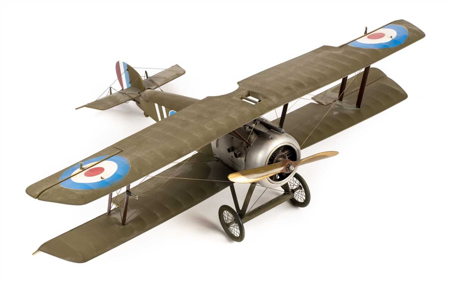 Lot 117 - Model aircraft. A well made Sopwith Camel model aircraft