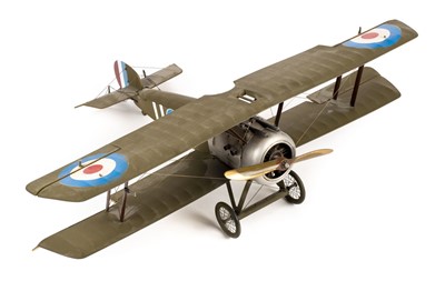 Lot 117 - Model aircraft. A well made Sopwith Camel model aircraft