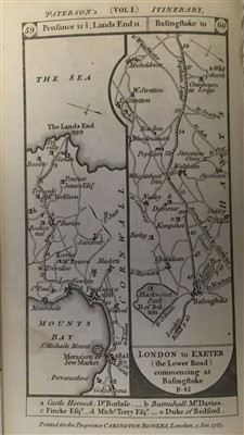 Lot 85 - Paterson (Daniel). Paterson's British Itinerary, 2 volumes, 1st edition, 1785