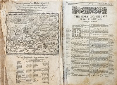 Lot 353 - Bible [English]. [The Bible..., Edinburgh: Printed by Andro Hart, 1610]