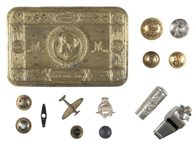 Lot 88 - Escape and Evasion. A collection of RAF/SOE collectables and other items