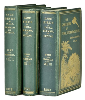 Lot 245 - Hume (Allan). The Game Birds of India, Burmah, and Ceylon, 1st edition, 1879-81