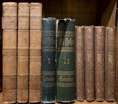Lot 194 - Ormerod (George). The History of the County Palatine and City of Chester, 3 volumes, 1819
