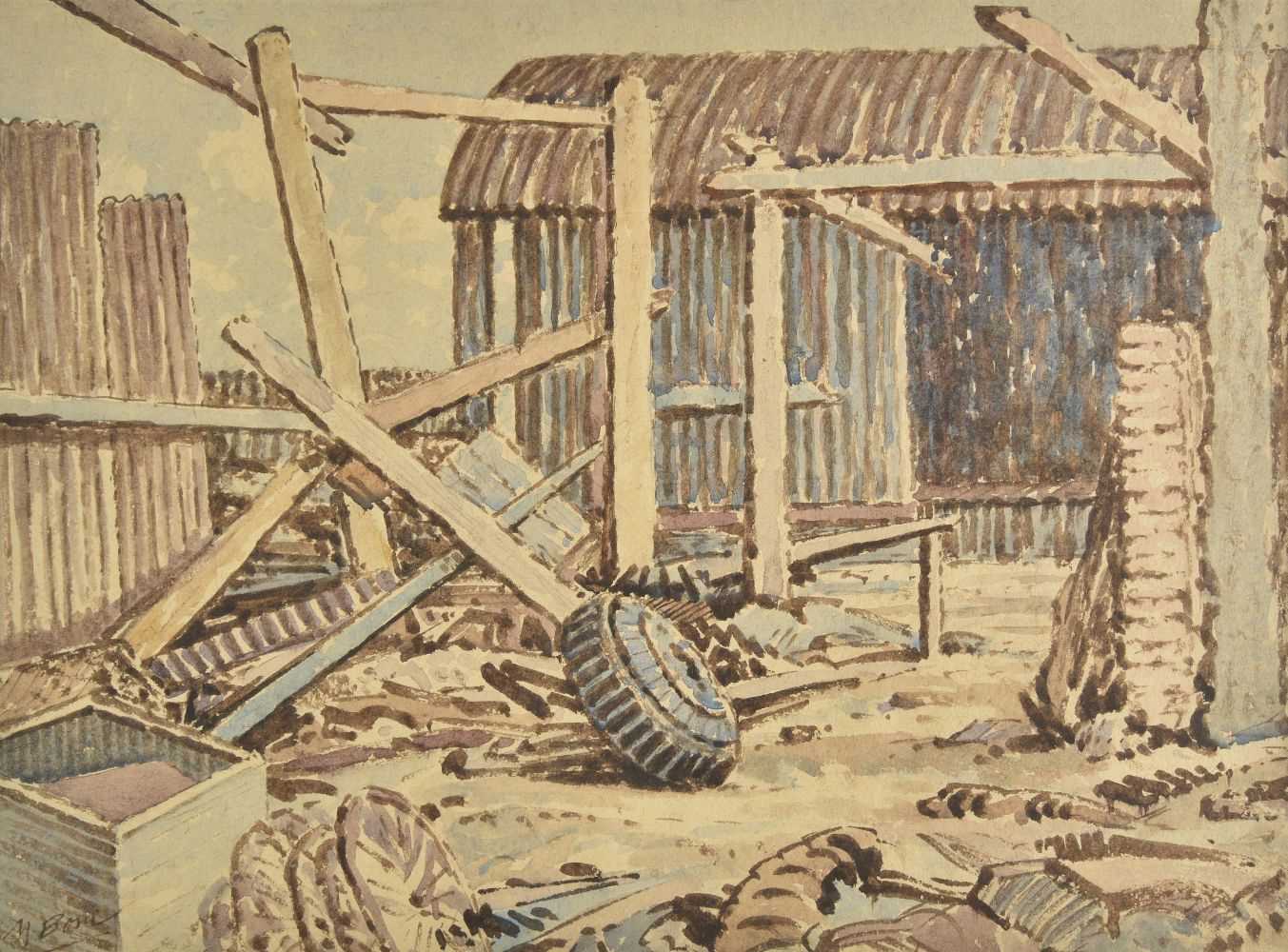Lot 399 - Bone (David Muirhead, 1876-1953). Derelict