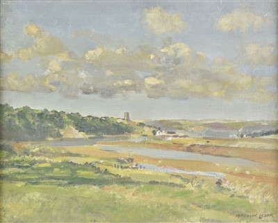 Lot 370 - Leder (Montague, 1897-1976). Welsh River Landscape
