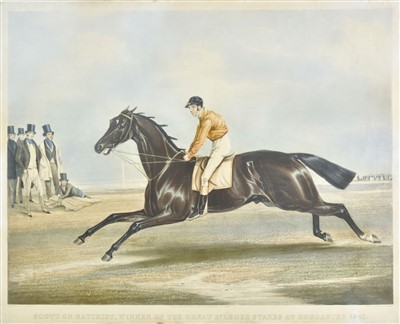 Lot 318 - Horses. A collection of approximately 135 prints and engravings, mostly 19th century