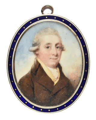 Lot 258 - Miniature. Portrait of a Gentleman, circa 1790