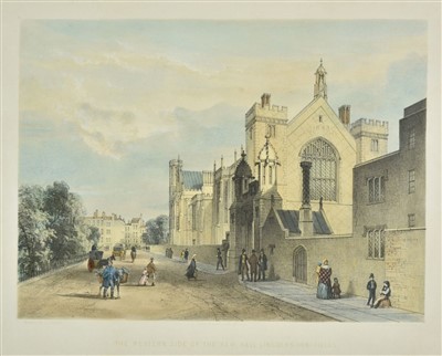 Lot 321 - Lincolns Inn. Dibdin (T. C.), Six lithographs, circa 1830