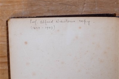 Lot 265 - Saunders (Howard). An Illustrated Manual of British Birds, 1889, ex libris Alfred Newton