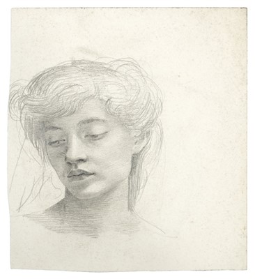 Lot 288 - De Morgan (Evelyn, 1855-1919). Head of a young woman