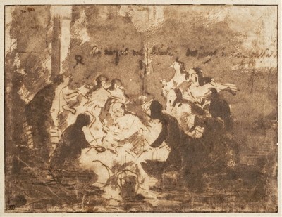 Lot 220 - Flemish School, Adoration of the Shepherds, second half of 17th century