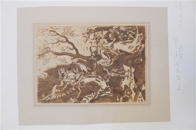 Lot 216 - Attributed to Ludovico Cardi, il Cigoli, (1559-1613) Joachim and the Angel