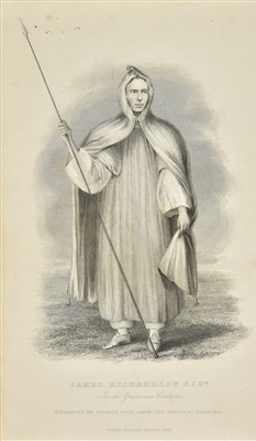 Lot 170 - Richardson (James). Travels in the Great Desert of Sahara, 1848
