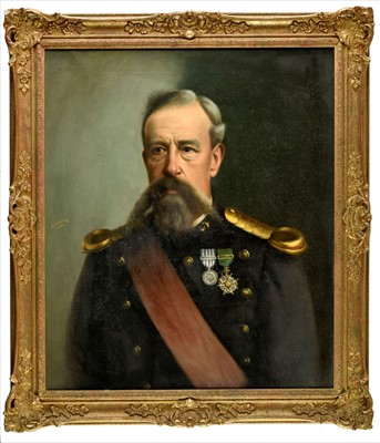 Lot 244 - Marini (Giovanni, 1860-1932). An Italian Officer 1891, oil on canvas
