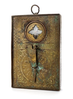 Lot 83 - Indo-Persian Compass. An early 20th century Qibla indicator