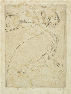 Lot 444 - Pissarro (Orovida, 1893-1968). "Curves", 1919