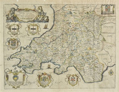 Lot 122 - Wales. Blome (Richard), A Generall Mapp of South Wales..., circa 1673
