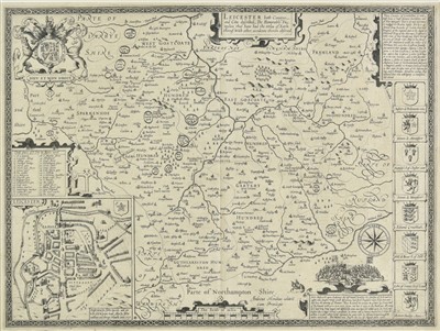 Lot 74 - Leicestershire. Speed (John), Leicester both Countye and Citie described...,  1611
