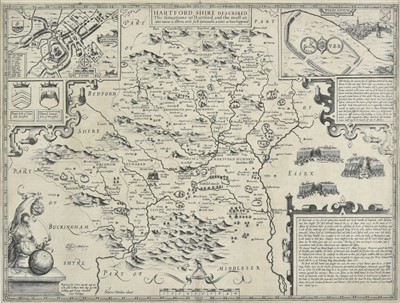 Lot 67 - Hertfordshire. Speed (John), Hartfordshire Described..., 1611