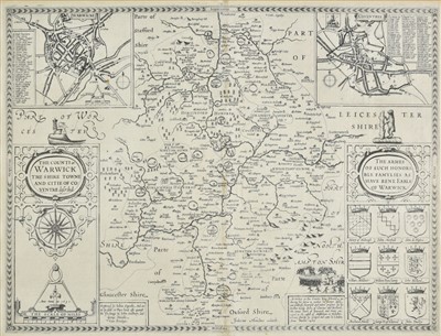 Lot 127 - Warwickshire. Speed (John), The Counti of Warwick..., 1611
