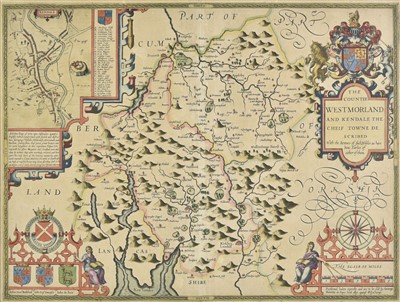 Lot 128 - Westmorland. Speed (John), The Countie of Westmorland, 1611