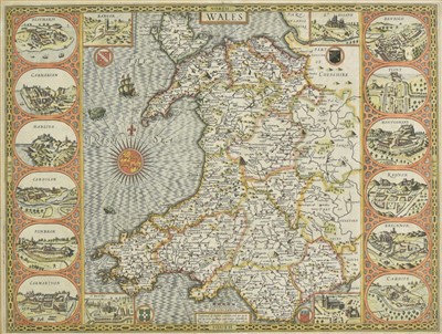Lot 123 - Wales. Speed (John), Wales, 1st edition, published John Sudbury & George Humble, 1611