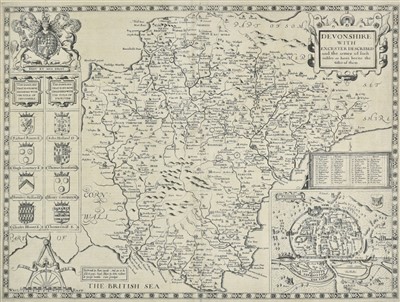 Lot 34 - Devon. Speed (John), Devonshire with Excester described..., 1611