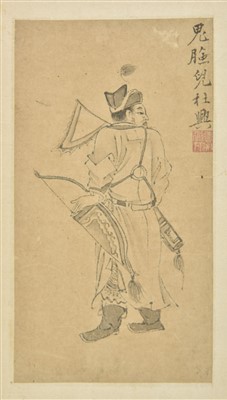 Lot 334 - Water Margin. Two Chinese Qing period volumes of woodblock prints, circa 1800