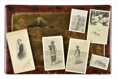 Lot 399 - Japan & India. An archive of snapshot photographs and a small quantity of other ephemera