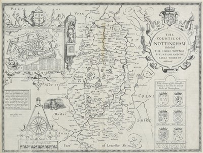 Lot 87 - Nottinghamshire. Speed (John), The Countie of Nottingham, 1611