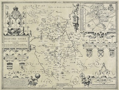 Lot 12 - Bedfordshire. Speed (John), Bedford Shire..., 1611