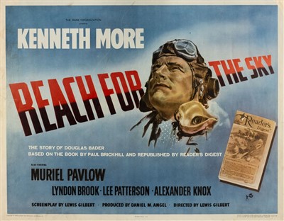Lot 138 - ‘Reach For The Sky’. Original half sheet film poster for US release, c. 1957