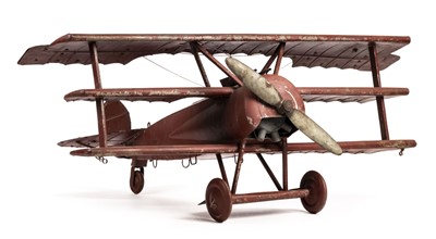 Lot 91 - Fokker DIII Triplane Weathervane, c. 1916