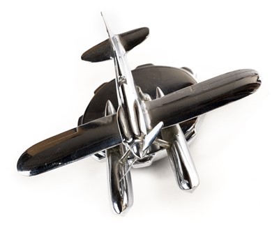 Lot 149 - Schneider Trophy Race. Supermarine S6B racing monoplane car mascot, c. 1930s