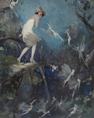 Lot 695 - Stanton (Charles Rebel, 1890-1954). Haunted Bridge, 1927