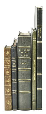 Lot 236 - Cuvier (Georges). Les oiseaux, 1869, & 4 others, continental ornithology, leather-bound