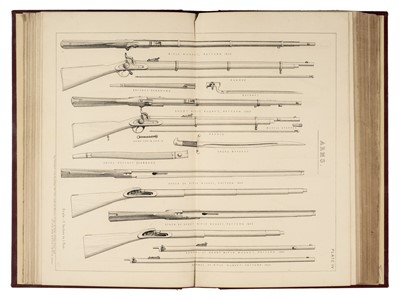 Lot 329 - Petrie (Martin, Compiler). Army equipment. Part V. Infantry, first edition, HMSO, [1865]