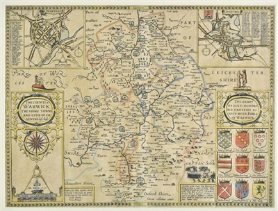 Lot 126 - Warwickshire. Speed (John), The Counti of Warwick..., 1611