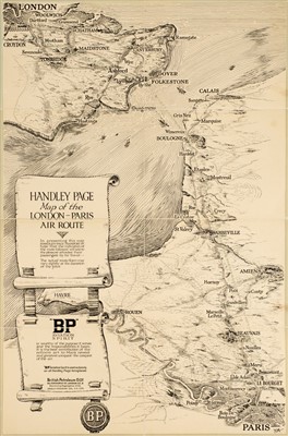 Lot 98 - Handley-Page. The Handley-Page London-Paris Airway, circa 1923