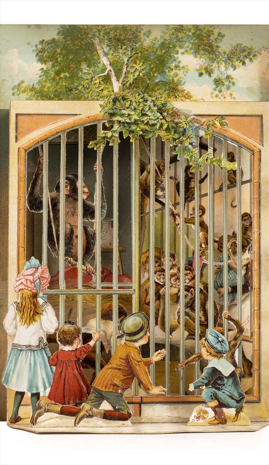 Lot 569 - Moveable. A Day in the Zoo..., a Stand up Toybook, circa 1900