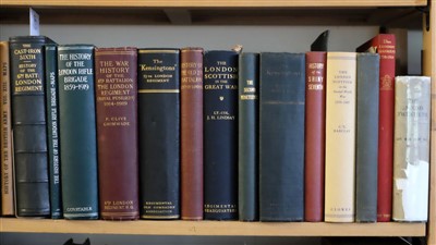 Lot 309 - Godfrey (E.G.). The "Cast-Iron Six", A History of the Sixth Battalion London Regiment