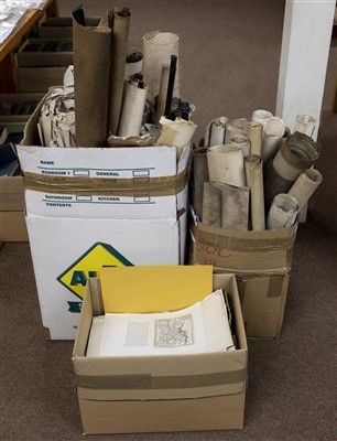 Lot 79 - Maps. A mixed collection of approximately 250 maps, mostly 19th and early 20th century